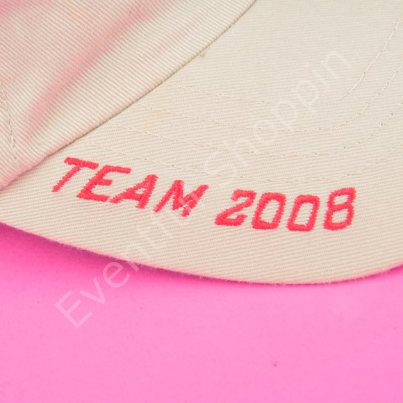 USA Olympics Team 2008 Retro Throwback Adjustable Hat in Light Tan - Picture 7 of 8